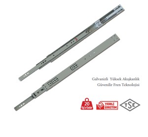 TELESKOPİK BİLYALI RAY FRENLİ 35*30 CM (CANEX)